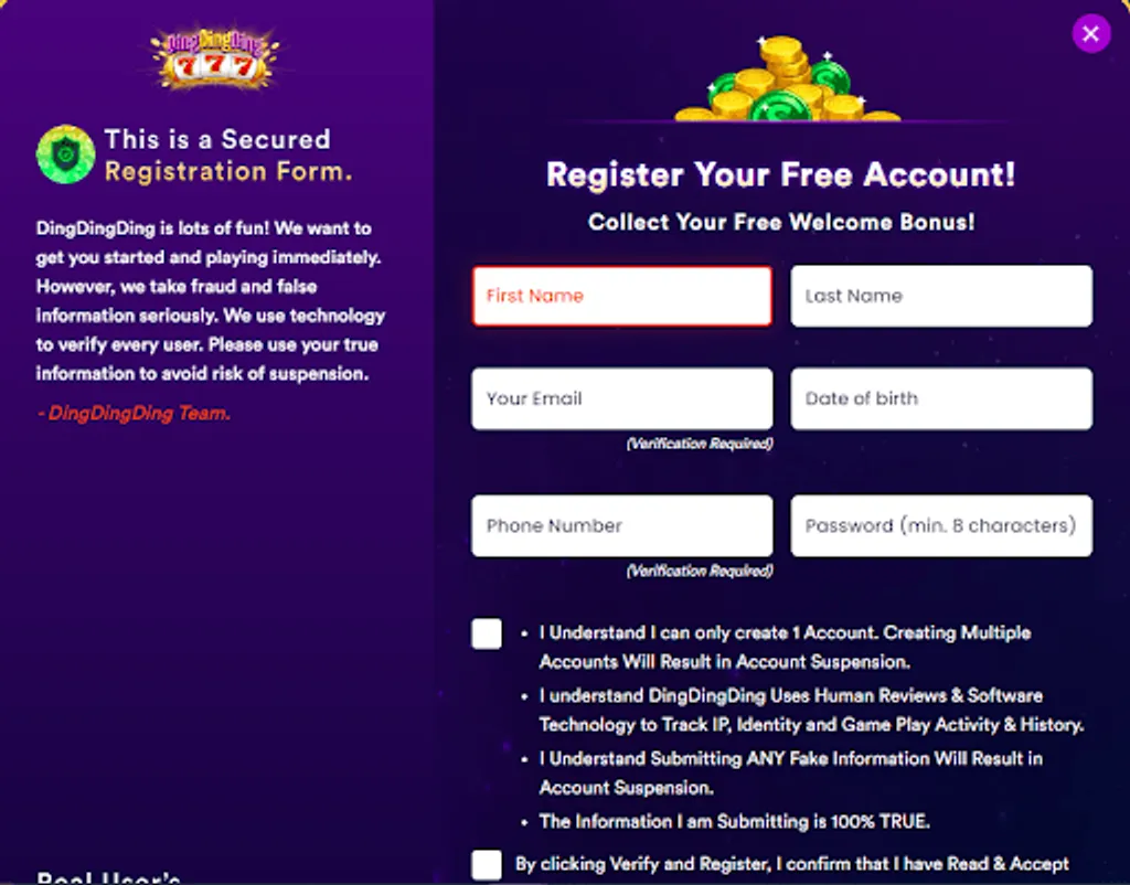 Redbet login